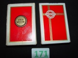 Chicago Great Western RR [laying cards. 2 packs- 1 still sealed unopened