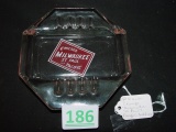Chicago Milwaukee St Paul & Pacific RR glass ashtray