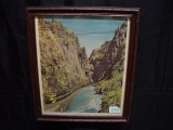 Framed print Rio Grande RR “The Royal Gorge” 16x14