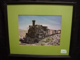 Framed and matted print ?? & Rio Grande ?? 17x14
