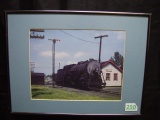 Framed and matted print Western Maryland RR ?? 16x12