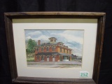 Framed and matted print Galena ?? 14x11