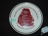 7” plate C&O RR Kanawha Locomotive National Museum of Transport