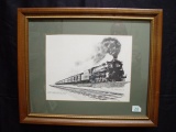 Framed print Texas & Pacific 4-8-2 “The Sunshine Special” Fred Christensen ‘87 24x20