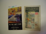 RR book lot Burlington Route “The First 90 Years” 1940 & Rocky Mountain National Park