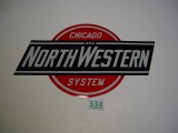 Chicago Northwestern decal 14x8