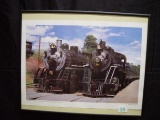 Framed print Grand Canyon Railway No. 18 & 29 21x17