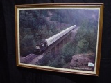 Framed print Norfolk Southern’s Triple Crown RoadRailer Service 26x20