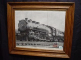 Framed print Union Pacific Mountain Type Passenger Locomotive 26x22