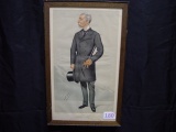 Framed print “Senior Equerry” Vanity Fair August 22, 1891 15x10