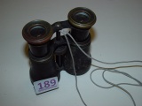 Old brass binoculars made in Germany