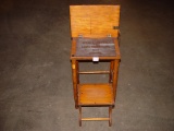 Step Rite by Louis Hayne & Sons folding library step stool 2 pics