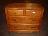 4 drawer chest dove-tailed drawers 39x32x19