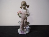 Lladro No. 5.217 “Primavera infantil” porcelain figurine in original box 3 pics