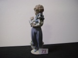 Lladro No. 7.609 “Perrito convaleciente” porcelain figurine in original box 3 pics
