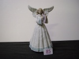 Lladro No. 5830 “Heavenly Harpist” porcelain figurine in original box 3 pics
