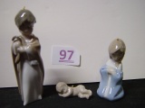 Lladro No. 5.657 “Mini Sagrada Familia” porcelain figurine in original box 2 pics