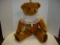 Merrythought bear England. Music box with bell in ear