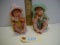 Pianio Baby pair of porcelain (??) doll figurines
