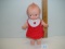 Valentine Cameo Kewpie doll jointed neck 10”