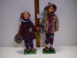 Pair of Hobo dolls on stand