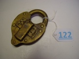 Baltimore & Ohio RR switch lock. No key