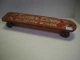 Vintage Roller Derby wood skate board