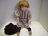 Porcelain doll jointed body marked “France SFBJ 251 Paris Martha 1980” 25”