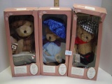 Nisbet “Sherlock Holmes Bear”, “Artist Bear”, “Chimney Sweep Bear” in original boxes