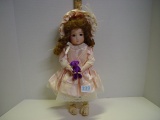 Bisque doll marked K&S 86 glass eyes jointed