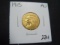 1913 $5 Gold Indian   AU