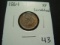 1864 Indian Cent   XF, Scratched