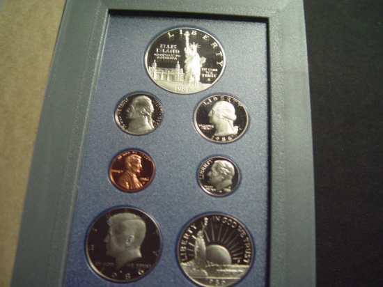 1986 Prestige Proof Set