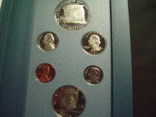 1987 Prestige Proof Set