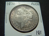 1878-S Morgan Dollar   AU++