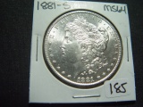 1881-S Morgan Dollar   BU+