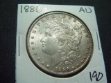 1886 Morgan Dollar   AU+