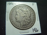 1891-CC Morgan Dollar   Fine