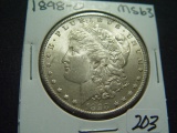 1898-O Morgan Dollar   BU+