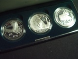 Three Coin U.S. Veterans Proof Set - 1994 Silver Dollars
