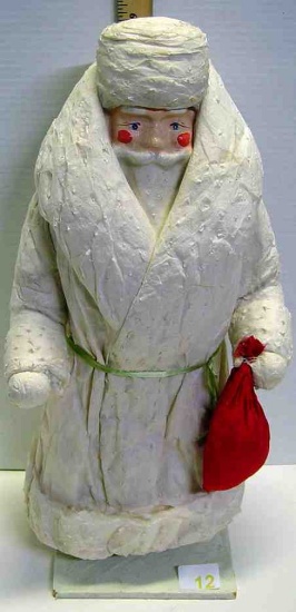 Papier-mache’ Santa Claus 20” high