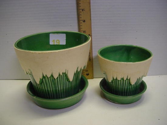 McCoy flower pots