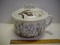 Ironstone chamber pot with lid