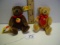 Steiff and Hermann-Teddy bears 5”