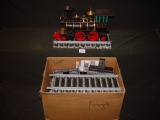 Jim Beam whiskey train decanter and box full of track. If shipped will be emptied 2 pics