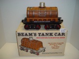 Jim Beam whiskey tank car decanter. If shipped will be emptied.
