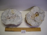 7” Quartz / Kaolinite geode from Miller Quarry Hamilton IL