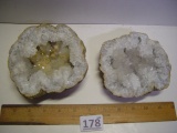 6” Snowball smokey quartz geode from Fox River near Wayland MO