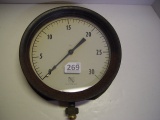 Ashcroft pressure gauge 0-30 lbs 9” dial