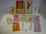 Vintage Advertising Calendars Scantily clad women cards…